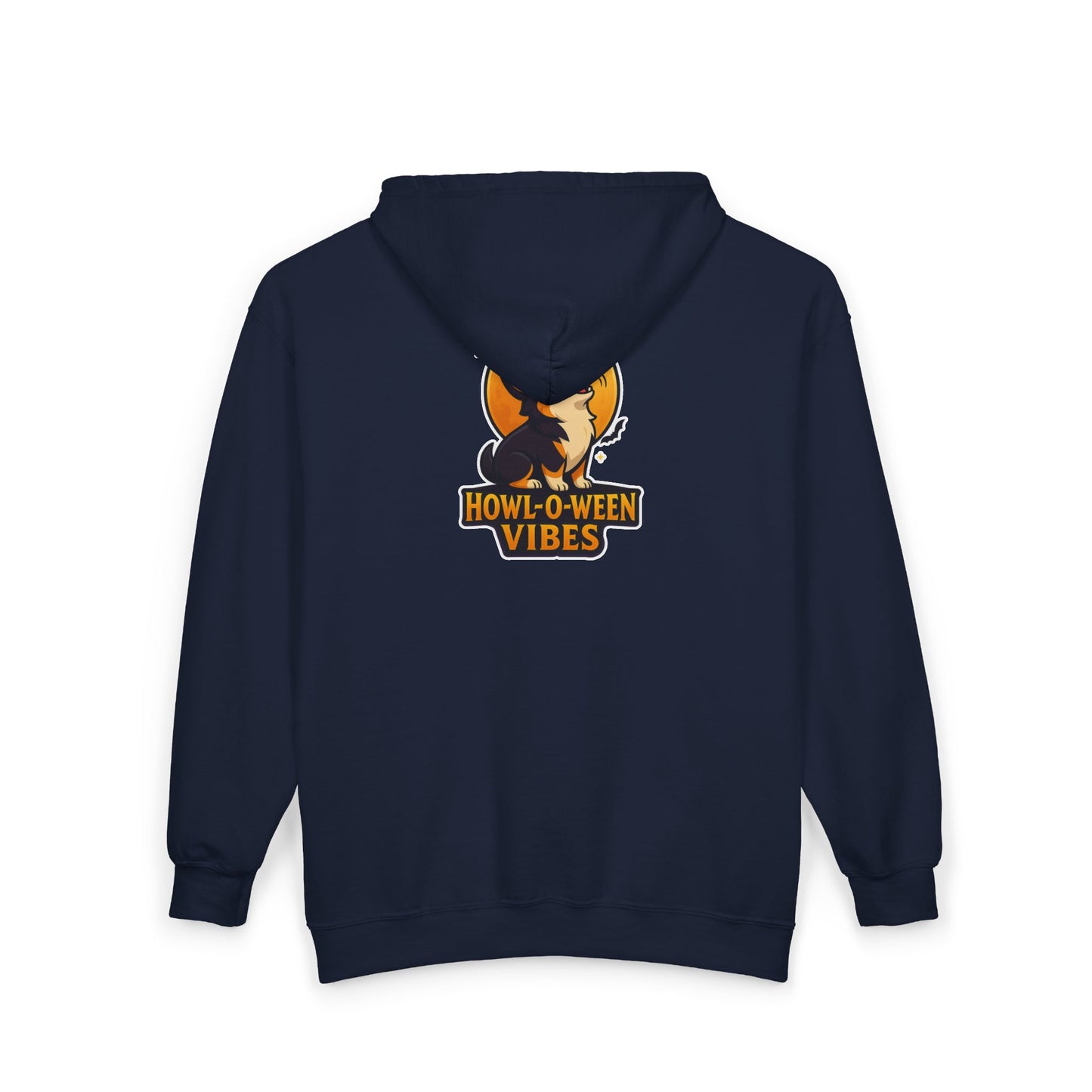 Corgi Pun Howl-o-ween Zip Up Hoodie