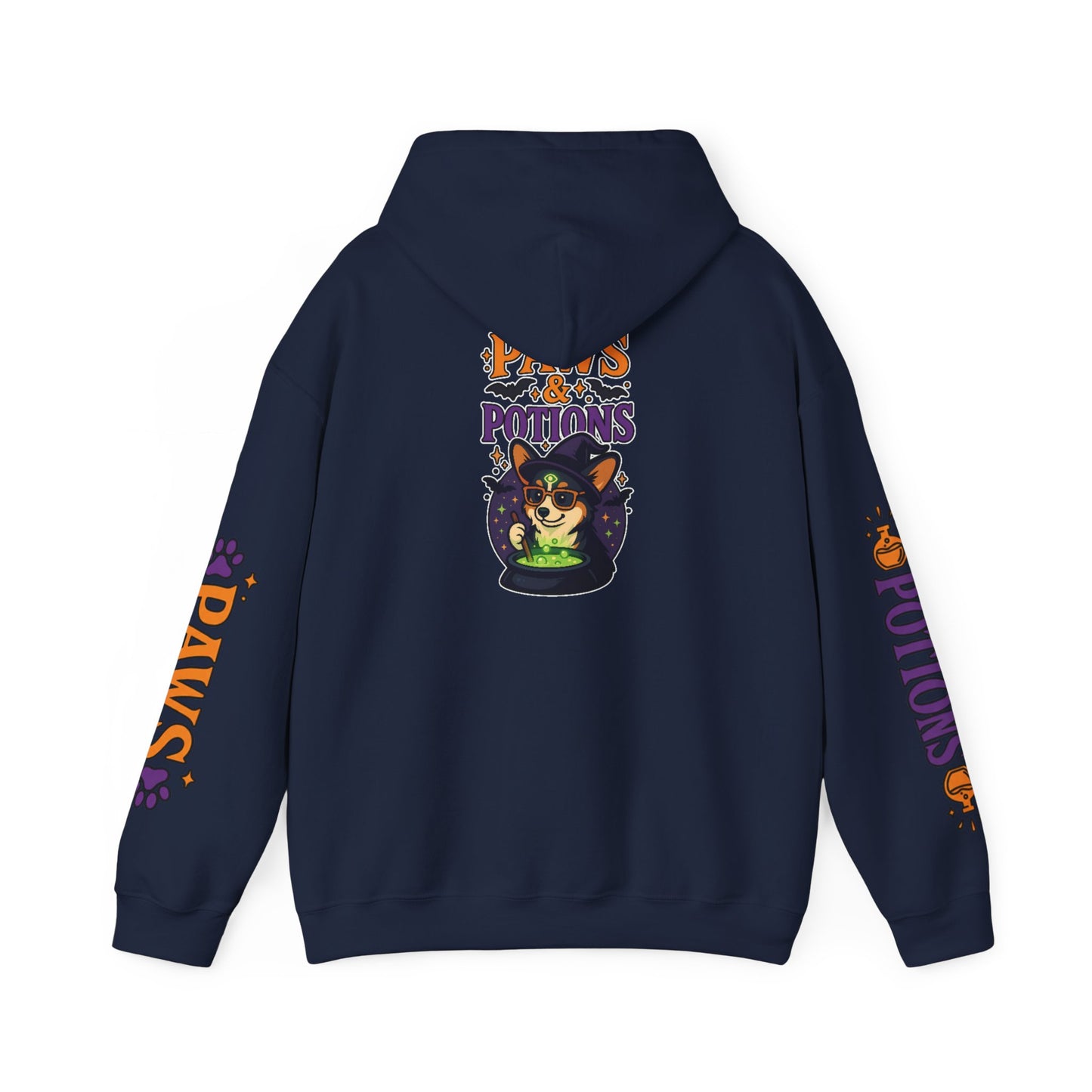 Cute Corgi Paws Potions Hoodie - Halloween Unisex Sweatshirt