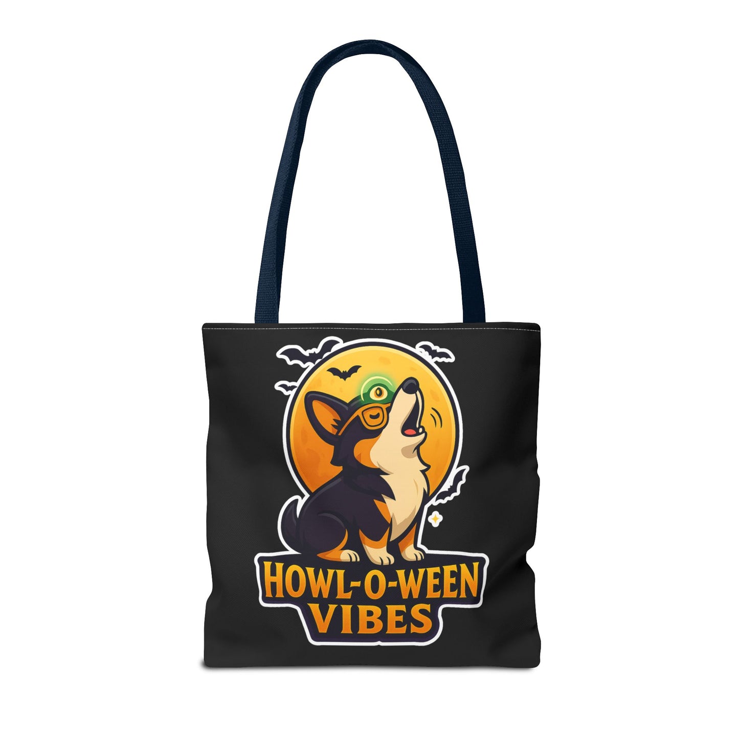 Halloween Dog Lover Tote Bag | Howl-O-Ween Vibes, Cute Dog Tote, Pet Owner Gift, Trick or Treat Bag, Fall Accessory