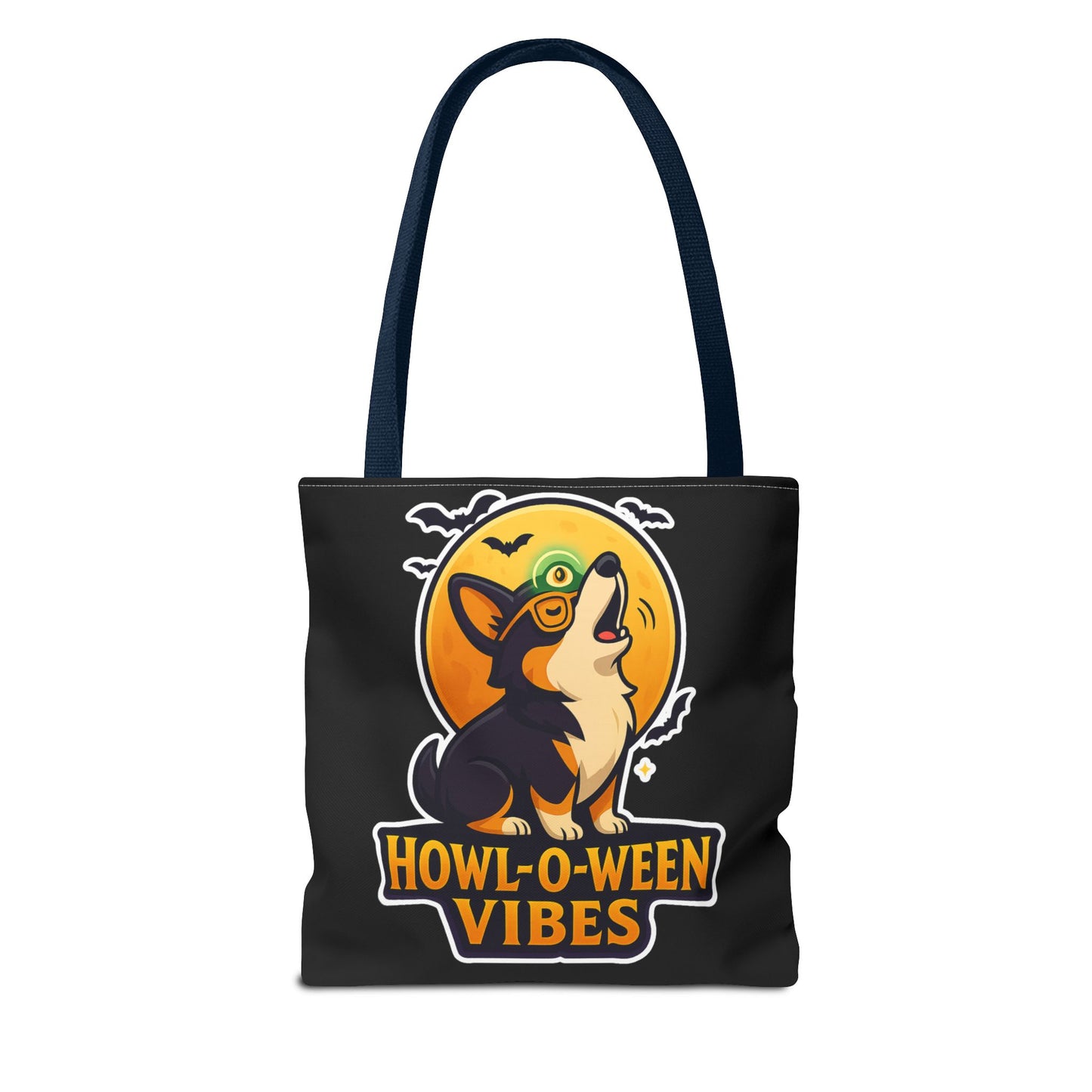 Halloween Dog Lover Tote Bag | Howl-O-Ween Vibes, Cute Dog Tote, Pet Owner Gift, Trick or Treat Bag, Fall Accessory