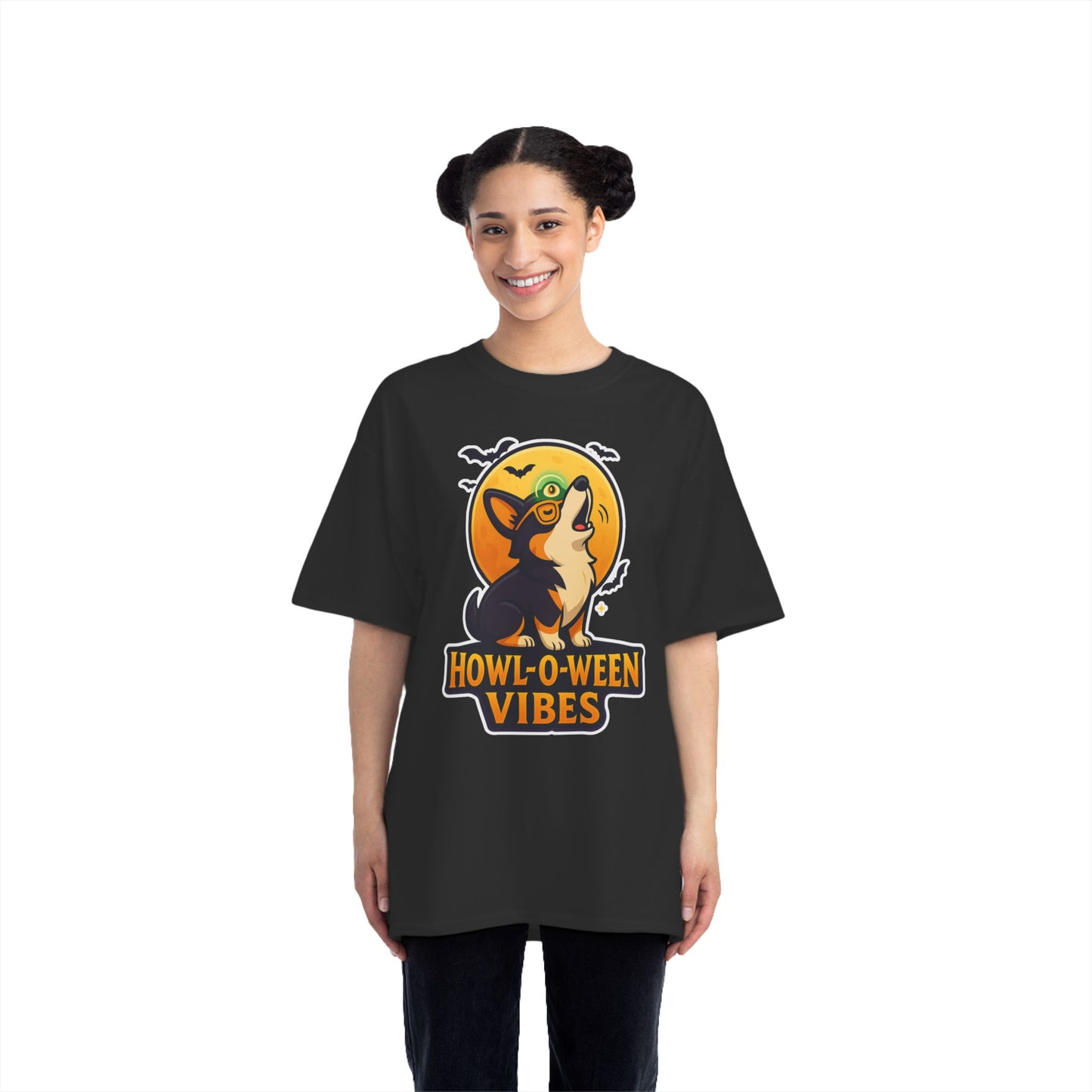 Howl-O-Ween Vibes T-Shirt | Funny Dog Shirt, Pet Lover Gift, Halloween Apparel, Cozy Tee, Casual Wear