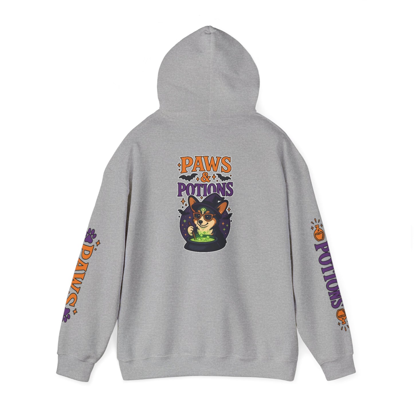 Cute Corgi Paws Potions Hoodie - Halloween Unisex Sweatshirt