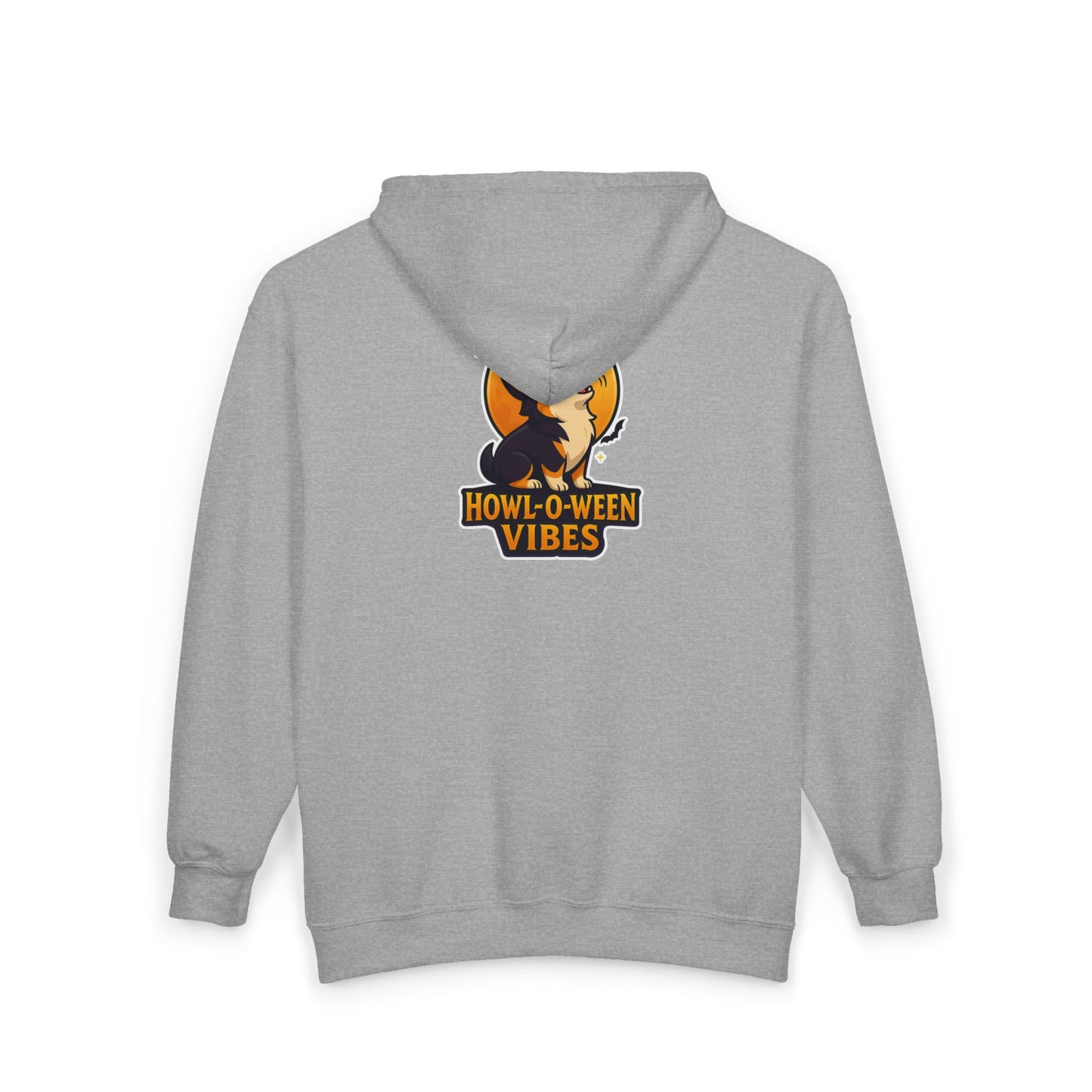 Corgi Pun Howl-o-ween Zip Up Hoodie