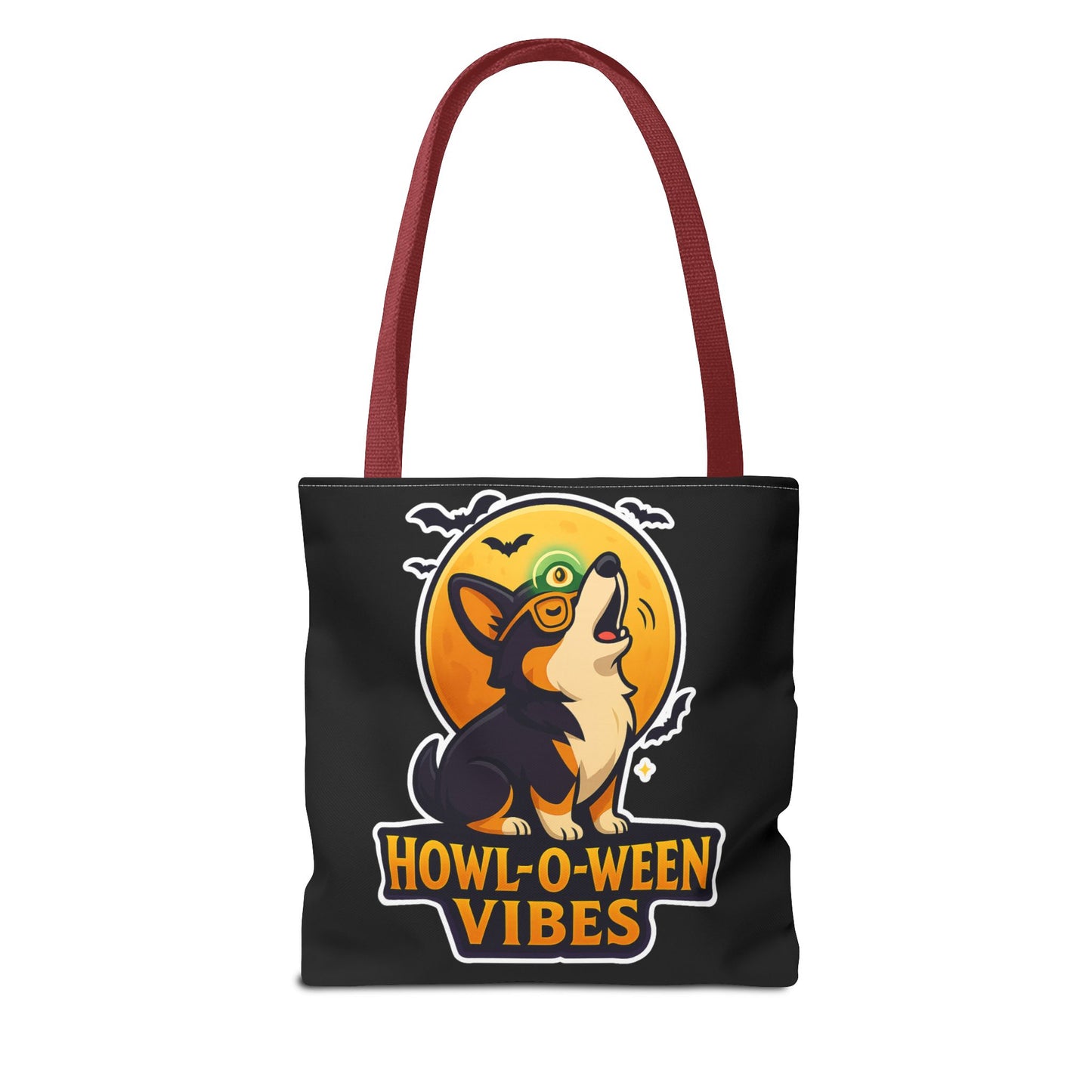 Halloween Dog Lover Tote Bag | Howl-O-Ween Vibes, Cute Dog Tote, Pet Owner Gift, Trick or Treat Bag, Fall Accessory