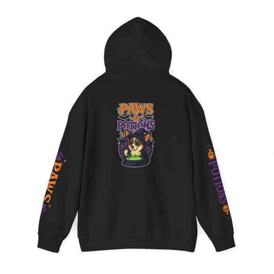Cute Corgi Paws Potions Hoodie - Halloween Unisex Sweatshirt