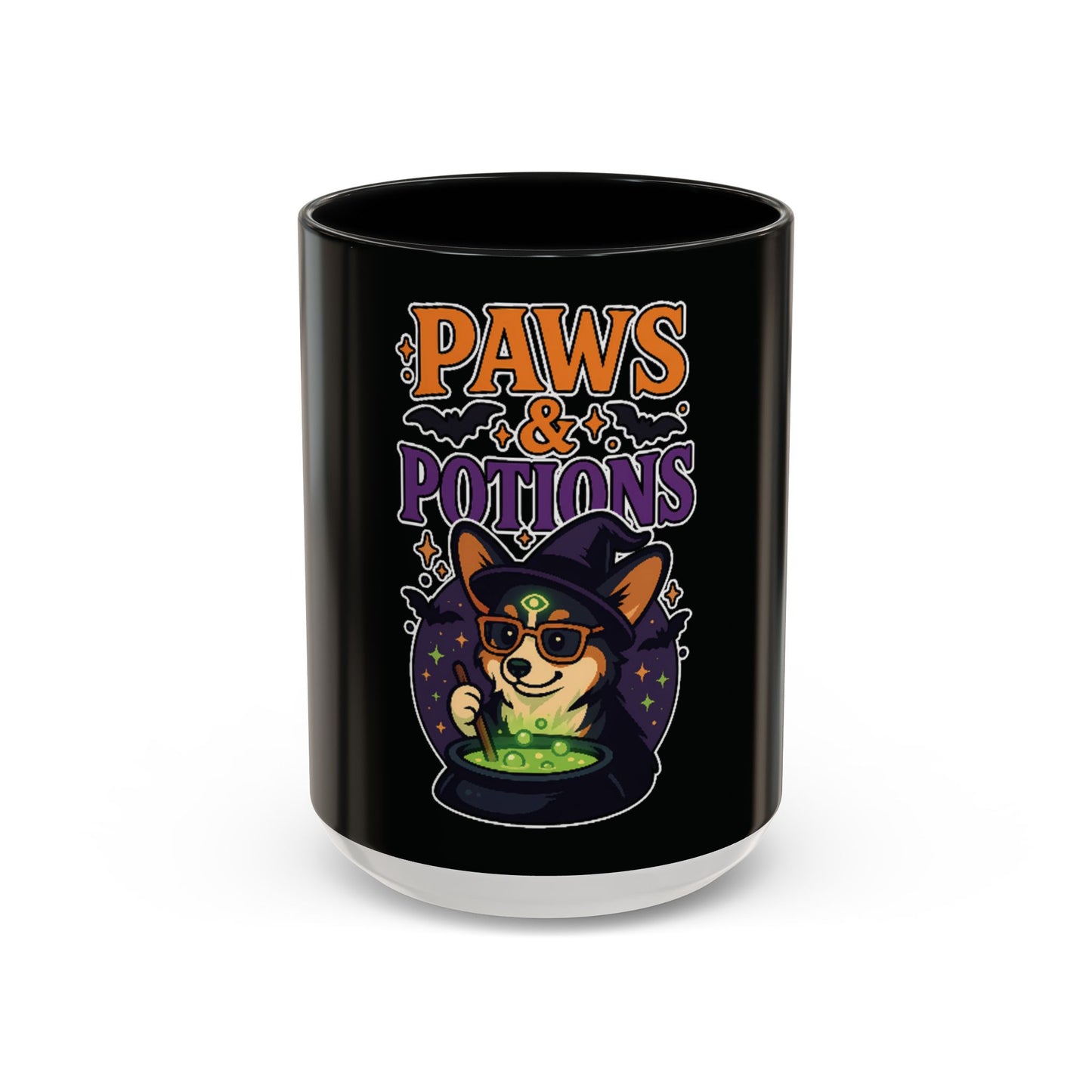 Witchy Corgi Coffee Mug - Paws & Potions | Perfect for Halloween, Dog Lovers, Gift for Friends, Cozy Mornings, Fun Home Decor
