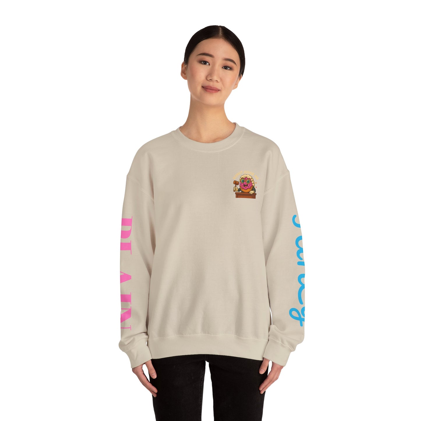 Donut Judge Me Sweatshirt | Funny Unisex Crewneck | Cozy Gift for Foodie Friends | Perfect for Birthdays, Holidays, or Just Because