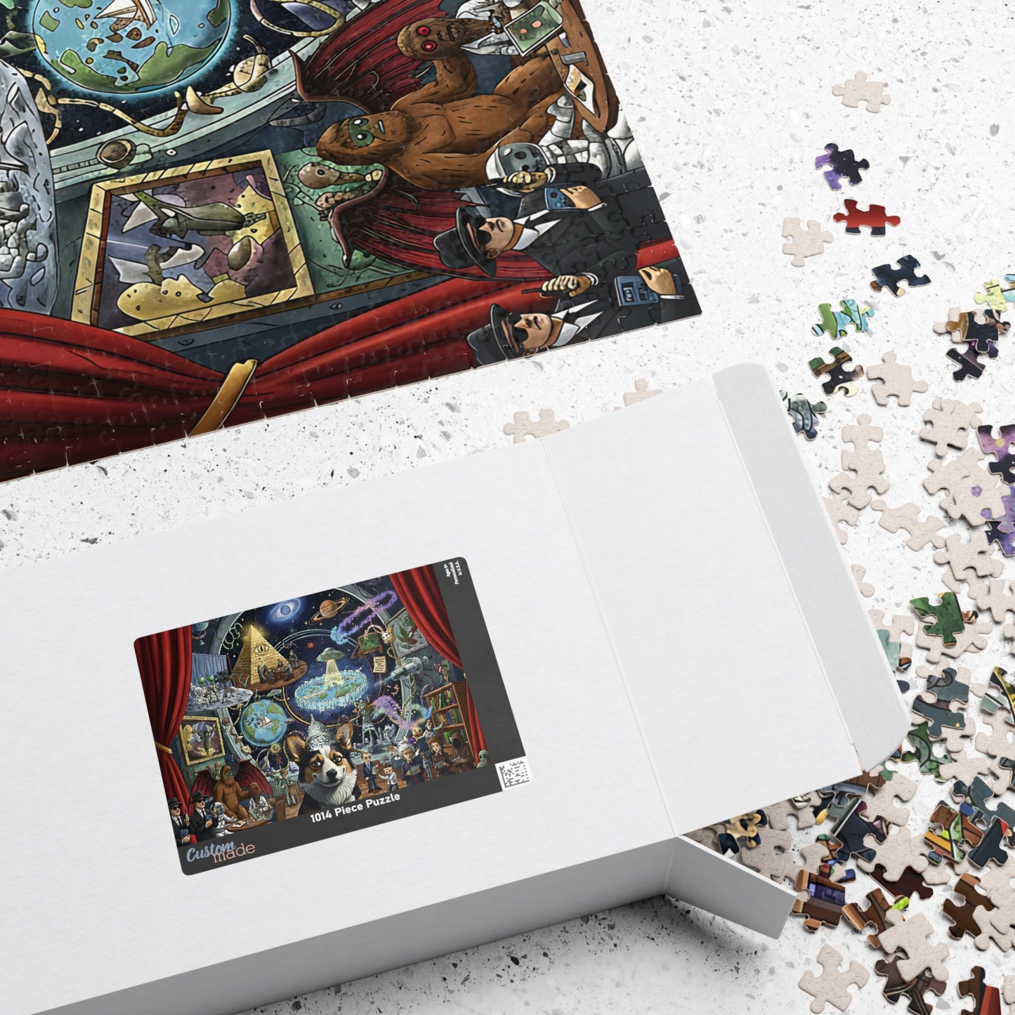 Meme Puzzle Conspiracy Corgi